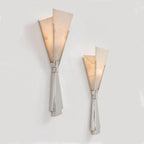 Florent Alabaster Fan Wall Sconce by Bling Lighting Studio