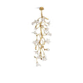 Branch Flower Craftsman Chandelier by Bling Lighting Studio