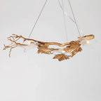 Branch Folio Brass Chandelier by Bling Lighting Studio