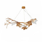 Branch Folio Brass Chandelier by Bling Lighting Studio
