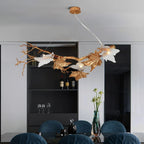 Branch Folio Brass Chandelier by Bling Lighting Studio