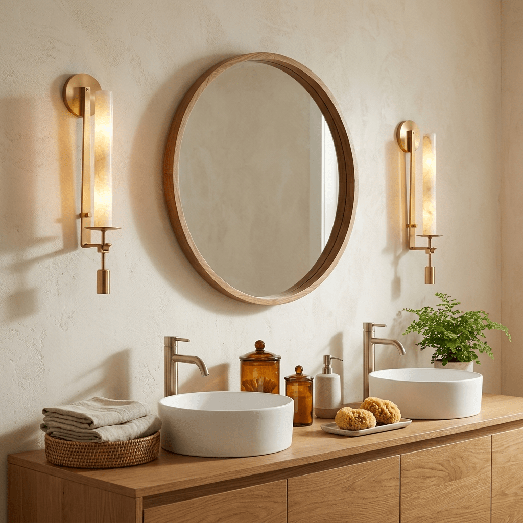 Fontanelle Alabaster Wall Lamp by Bling Lighting Studio