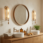 Fontanelle Alabaster Wall Lamp by Bling Lighting Studio