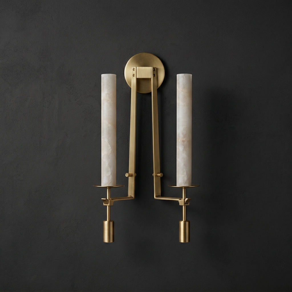 Fontanelle Alabaster Wall Lamp by Bling Lighting Studio