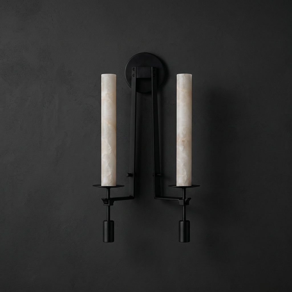 Fontanelle Alabaster Wall Lamp by Bling Lighting Studio