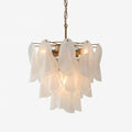 Fuchsia Murano Glass Chandelier by Bling Lighting Studio