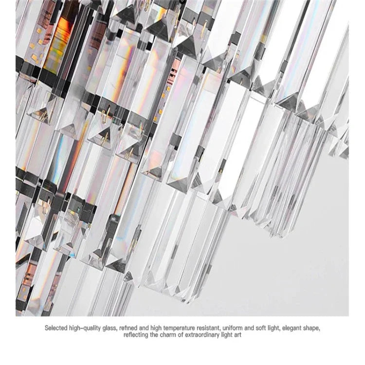 Fyu Modern Large Black and Gold Glass Chandelier - Bling Lighting Studio