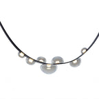 Girdle Modern Leather LED Pendant Lamp by Bling Lighting Studio
