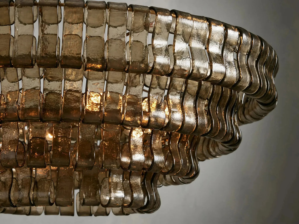 Ghiaccio Round Chandelier by Bling Lighting Studio