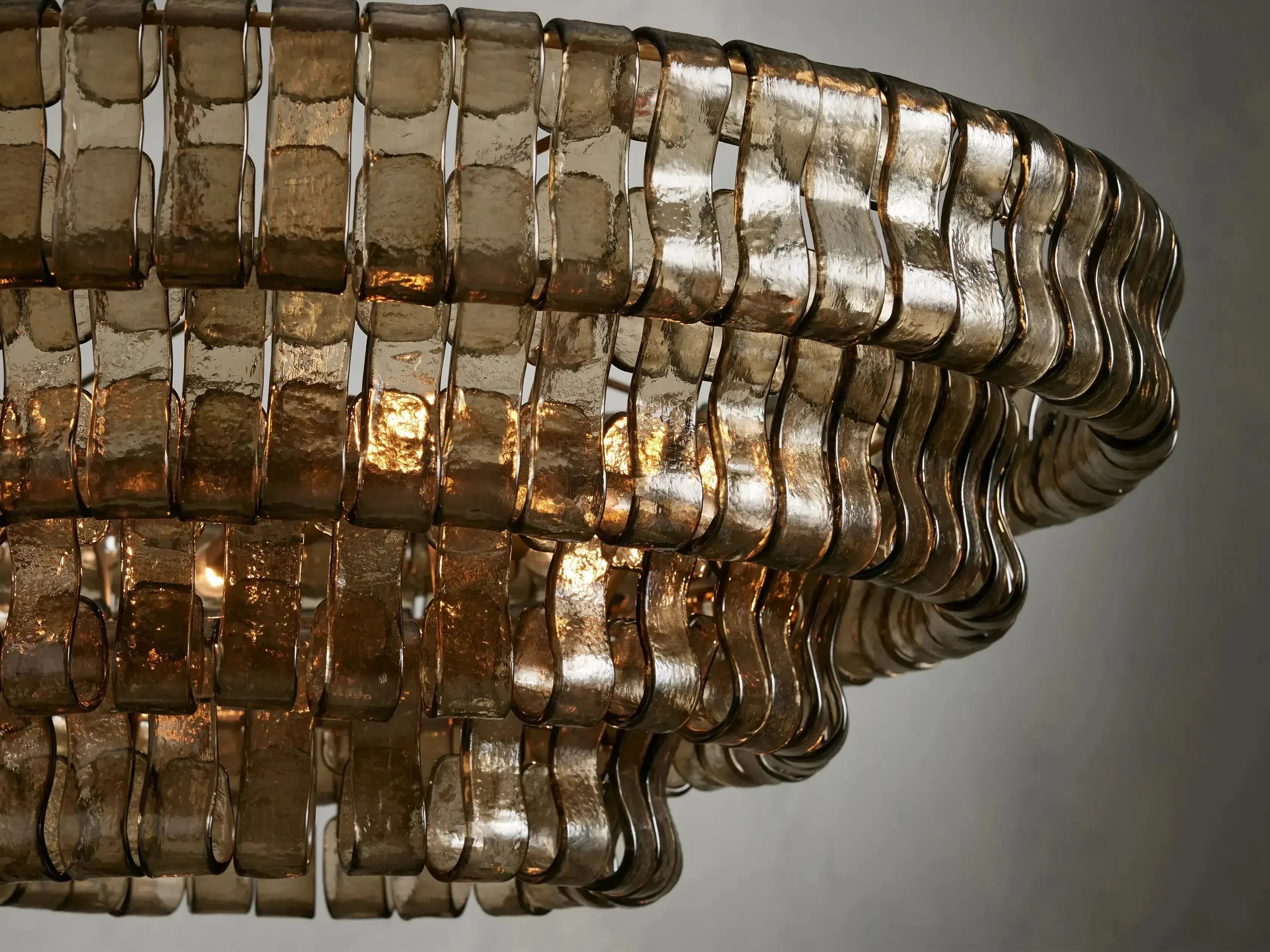 Ghiaccio Round Chandelier by Bling Lighting Studio