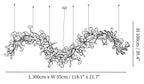 Ginkgo Golden Fan Leaf Artistic Chandelier