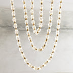 Riviere Glass Chain Chandelier product and installation detail 42