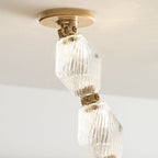 Riviere Glass Chain Chandelier product and installation detail 44