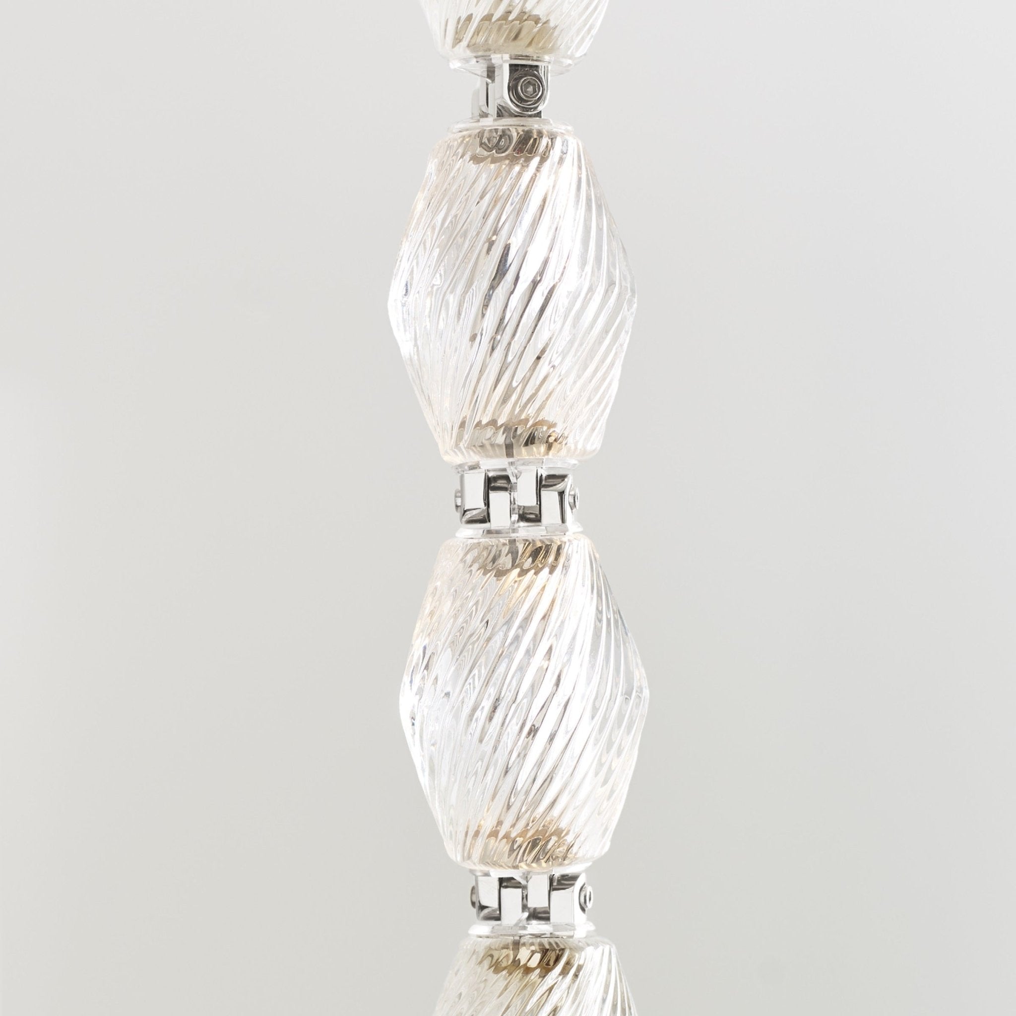 Riviere Glass Chain Chandelier product and installation detail 47