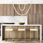 Riviere Glass Chain Chandelier product and installation detail 18