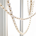 Riviere Glass Chain Chandelier product and installation detail 23