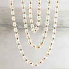 Riviere Glass Chain Chandelier product and installation detail 17