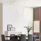 Riviere Glass Chain Chandelier product and installation detail 15