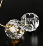 Gold Crystal Ball Chandelier for High Ceiling & Staircase for high ceiling staircase and foyer lighting