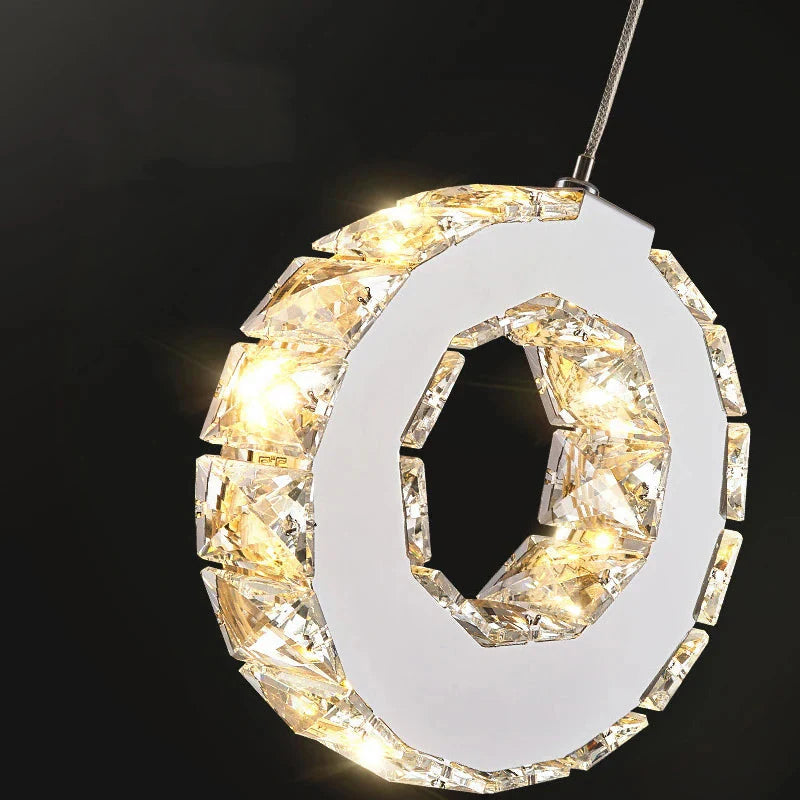 Gold Crystal Spiral Chandelier for Staircase Foyer for high ceiling staircase and foyer lighting