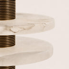 Median Alabaster Table Lamp