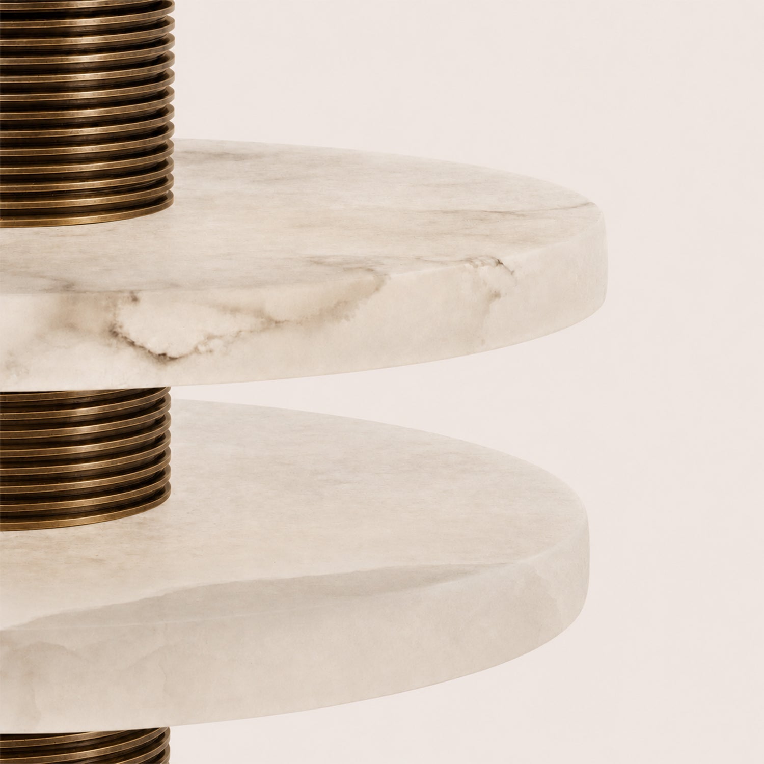 Median Alabaster Table Lamp