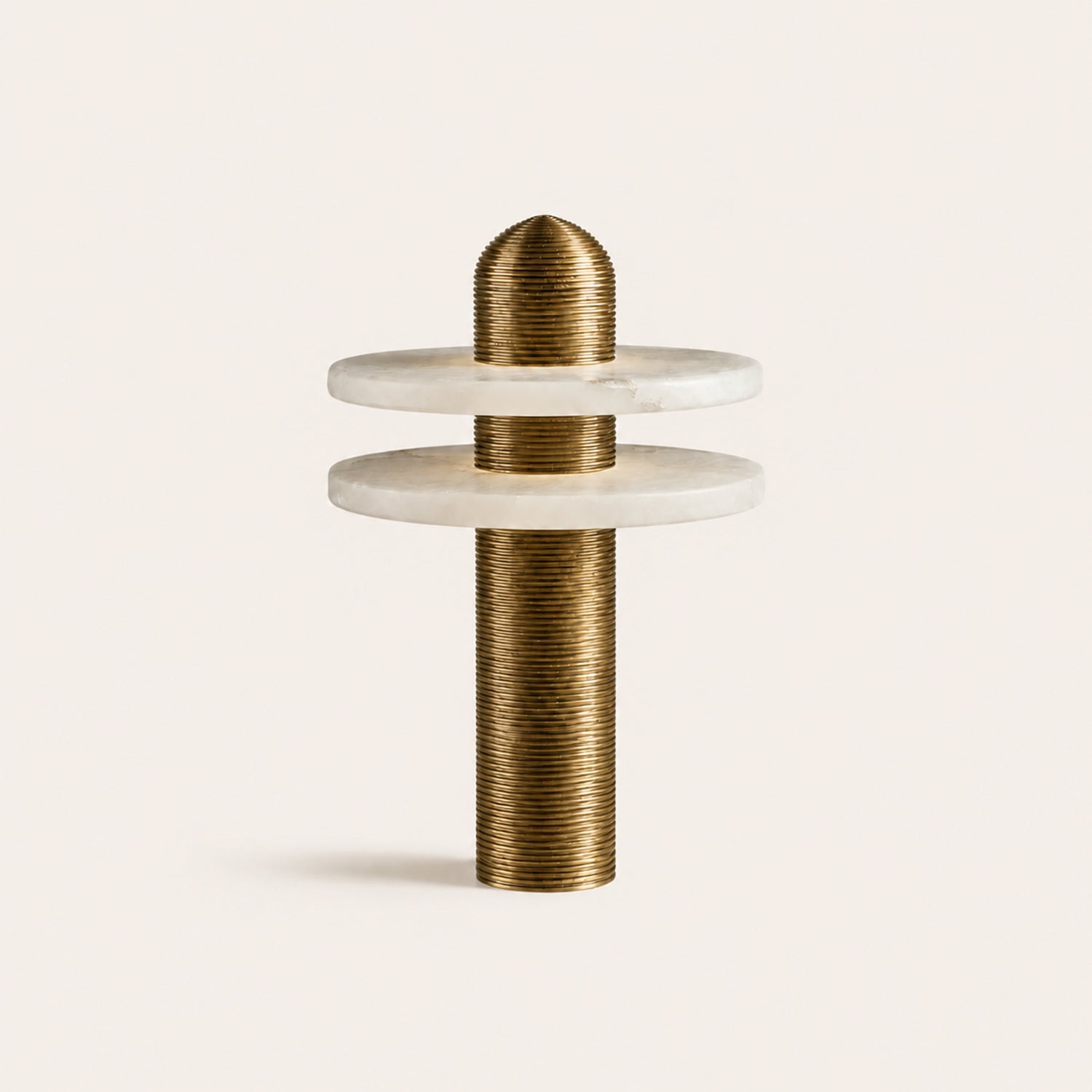 Median Alabaster Table Lamp