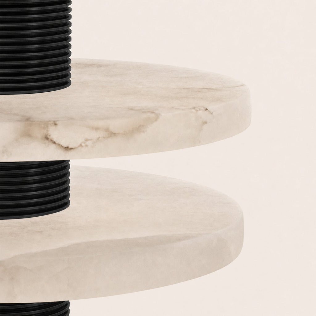 Median Alabaster Table Lamp