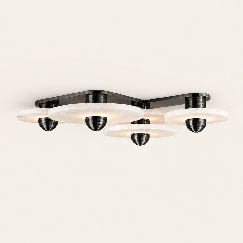 Median Alabaster Flush mount - 4 Surface