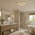 Median Alabaster Flush mount - 3 Surface