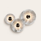 Median Alabaster Flush mount - 3 Surface