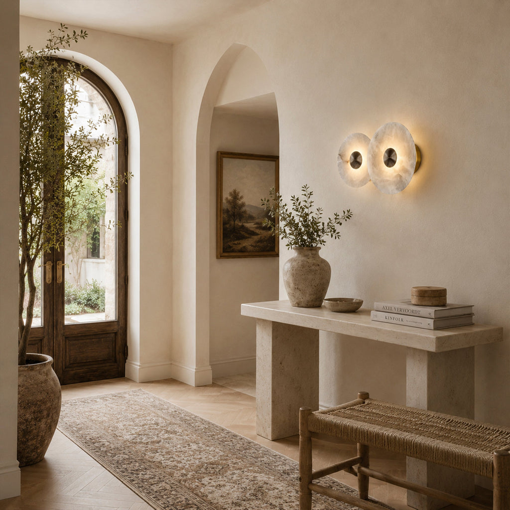 Median Alabaster Flush mount - 2 Surface