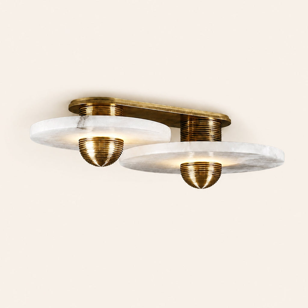Median Alabaster Flush mount - 2 Surface