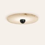 Median Alabaster Flush mount Wall Sconce