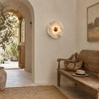 Median Alabaster Flush mount Wall Sconce