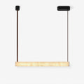 Halia Alabaster Linear Pendant Lamp by Bling Lighting Studio