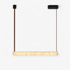 Halia Alabaster Linear Pendant Lamp by Bling Lighting Studio