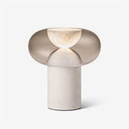 Halo Alabaster Table Lamp by Bling Lighting Studio