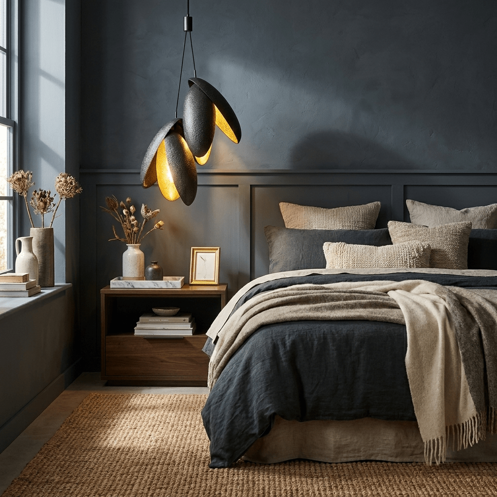 Hammered Pendant Lamp by Bling Lighting Studio