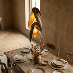 Hammered Pendant Lamp by Bling Lighting Studio