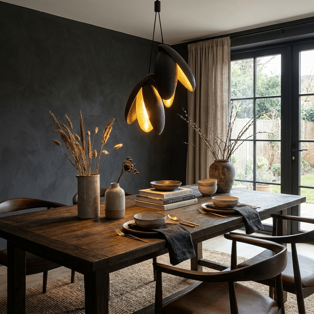 Hammered Pendant Lamp by Bling Lighting Studio