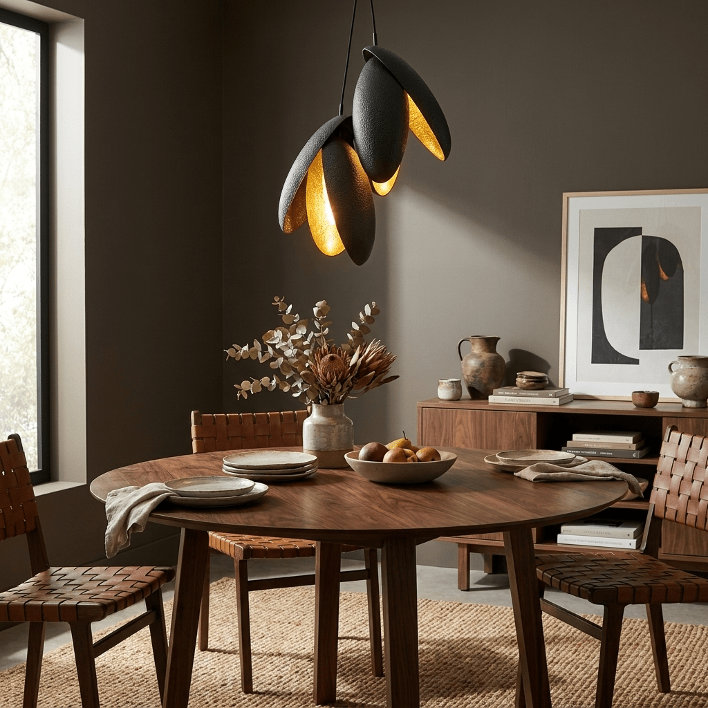 Hammered Pendant Lamp by Bling Lighting Studio