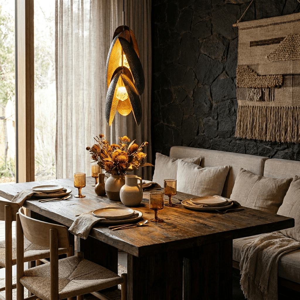 Hammered Pendant Lamp by Bling Lighting Studio