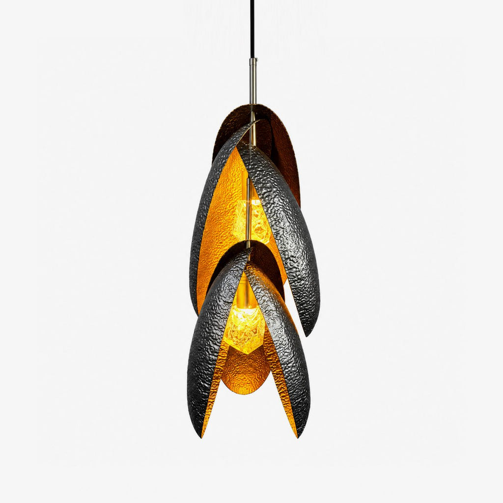 Hammered Pendant Lamp by Bling Lighting Studio