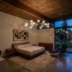 Hand-Cut Crystal Orb Branching Chandelier by Bling Lighting Studio
