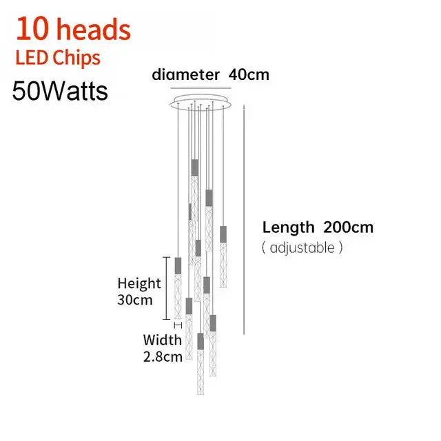 Hanging Light Fixture For Stairwell, Staircase, Hallway for high ceiling staircase and foyer lighting