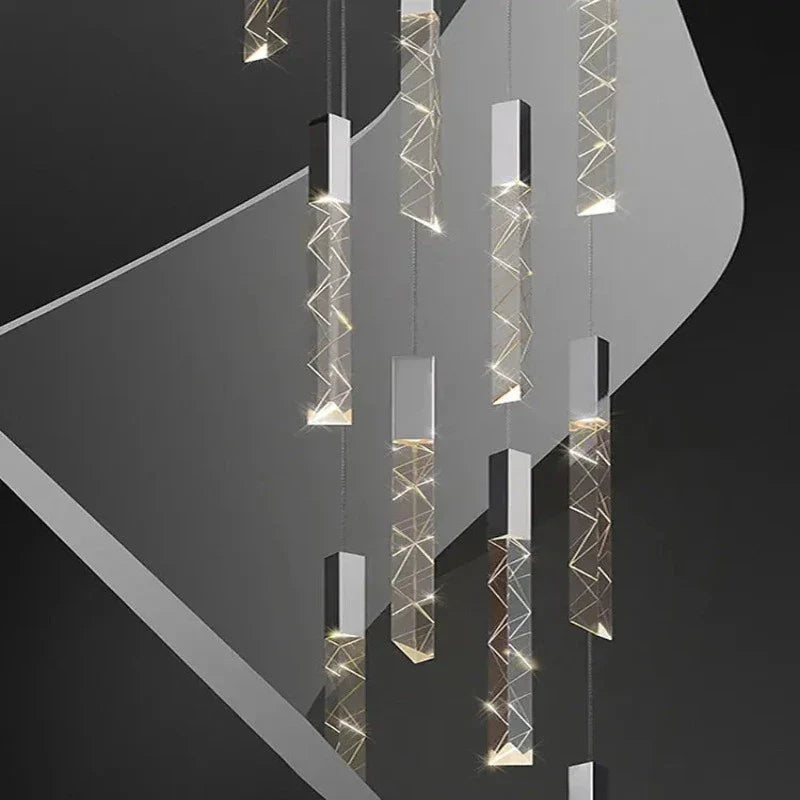 Hanging Light Fixture For Stairwell, Staircase, Hallway for high ceiling staircase and foyer lighting