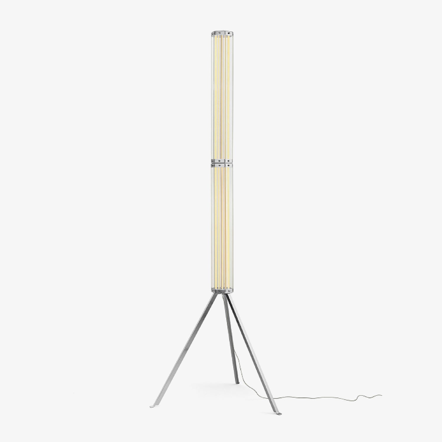 Hexagonal Glass Floor Lamp by Bling Lighting Studio
