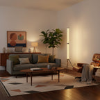 Hexagonal Glass Floor Lamp by Bling Lighting Studio
