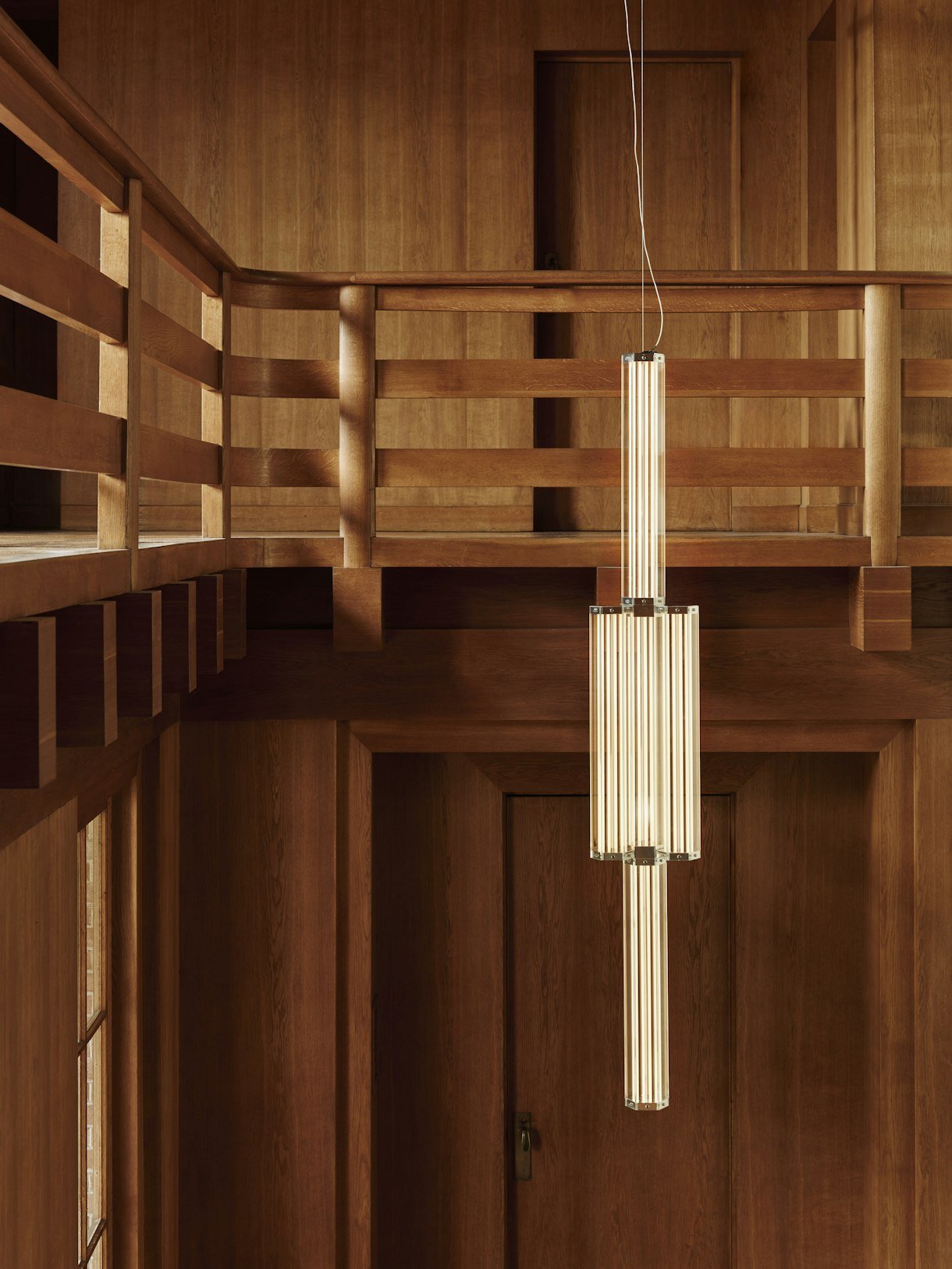 Hexagonal Glass Pendant Lamp by Bling Lighting Studio